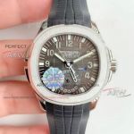 GR Factory Replica Patek Philippe Aquanaut Cal.324 40.8MM Watch - 5164a Stainless Steel Case Grey Dial Rubber Band